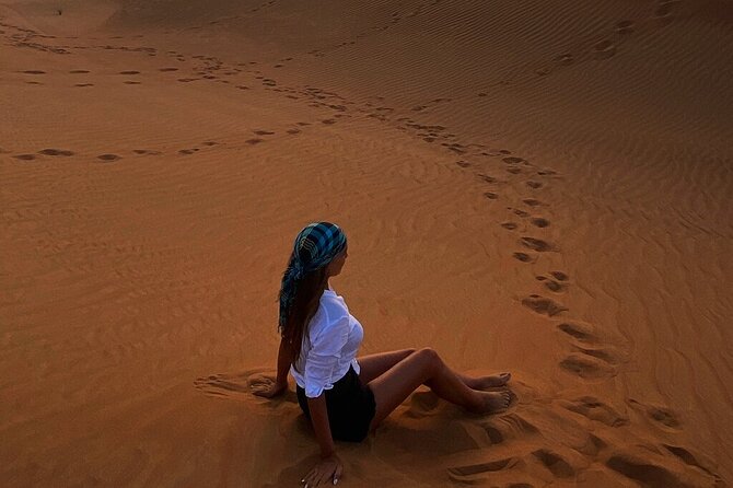 Dubai Desert Safari: Tanoura Show, Dune Bashing and BBQ Dinner - A 6-hour Dubai desert safari with a full night at camp