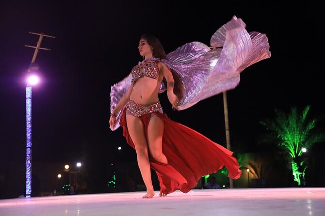 Dubai Desert Safari Tour with Quad Bike for 60mins & BBQ Dinner. - Evening entertainment: tanoura, belly dance, hookah, and fire shows