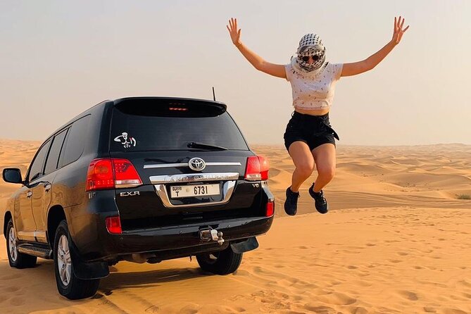 Dubai desert safari with 4x4 Dune Bashing,Camel Ride sand board - How the Timing and Transportation Actually Affect Your Day