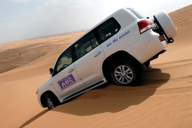 Dubai Desert Safari with BBQ, 3 Shows & Camel Ride at Majlis Camp - Pickup to Majlis Camp: What Your 7-Hour Desert Day Feels Like