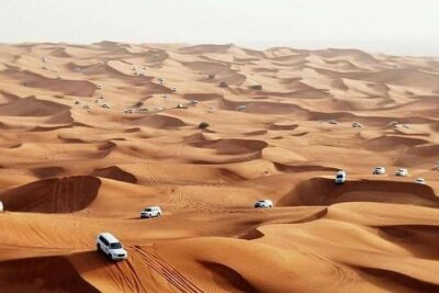 Dubai Desert Safari with BBQBuffet, Dune Bashing, Boarding, Camel - Dune Bashing and Sandboarding: The Main Event