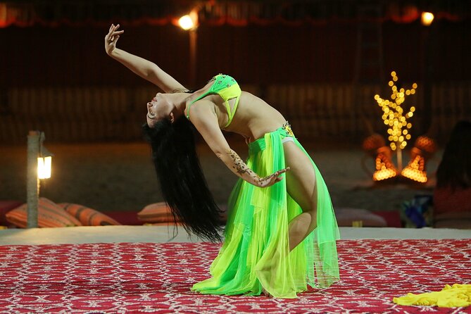 Dubai Desert Safari with Belly Dance, Fire Show and Tanura Show-The Full Package - Drinks and extra add-ons: what’s included, what costs extra