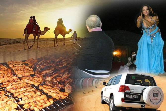 Dubai Desert Safari with Camel Ride, Show, BBQ and Transfers - Sandboarding, Henna, Shisha, and Costumes: All the Camp Add-Ons
