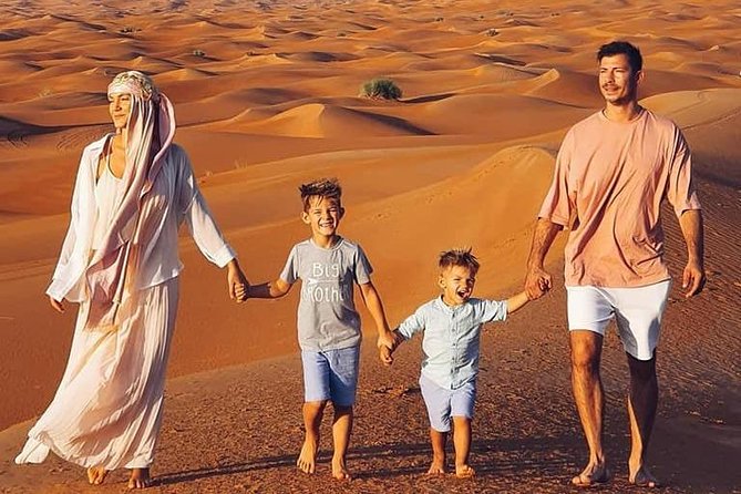 Dubai Desert Safari with Dune Bashing , Dinner Buffet & Entertainments - The Dinner Buffet: BBQ, Unlimited Drinks, and the Big Show Finale