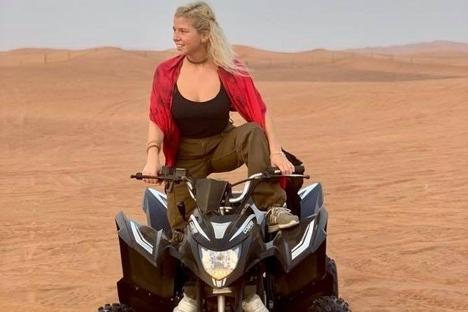 Dubai Desert Safari with Dune Bashing , Dinner Buffet & Entertainments - Sandboarding, Camel Ride, and Desert Activities at the Bedouin Camp