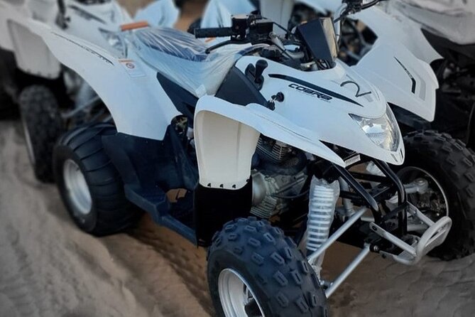 Dubai Desert Safari with Quad Bike, Camel Ride, Dinner and Shows - The big idea: one ticket, full desert evening