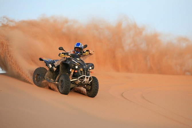 Dubai Desert Safari with Quad Biking - The pickup that starts the desert story