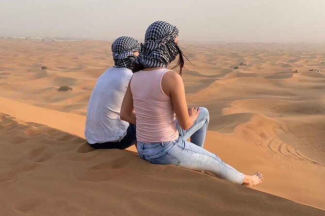 Dubai Desert Safari with Quad Biking - Bedouin camp dinner: buffet food, henna, camel rides, shisha