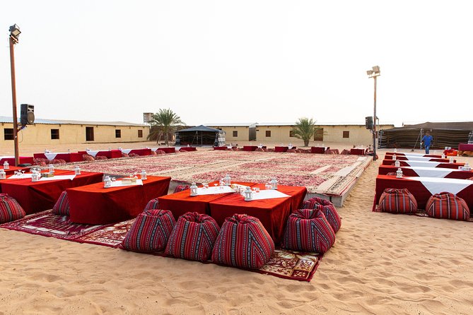 Dubai Desert Safari with Quads, BBQ Dinner, Camel ride, & Shows - Camel Ride and Camel Farm Stop: A Slower Contrast