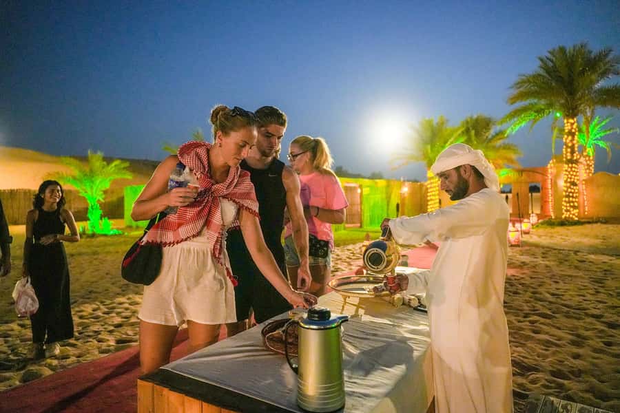 Dubai: Desert Safari with VIP BBQ and Optional Quad Bike - VIP BBQ and camp shows: the dinner setup you should care about