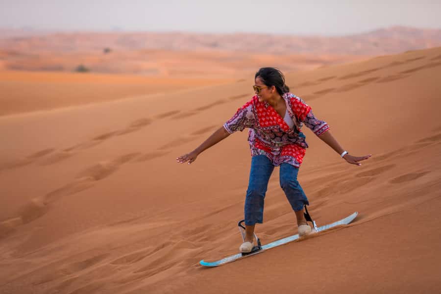 Dubai: Dune Buggy Desert Safari, Camel Ride & Sandboarding - Al Khayma Desert Camp: BBQ, Henna, Shisha, and Shows
