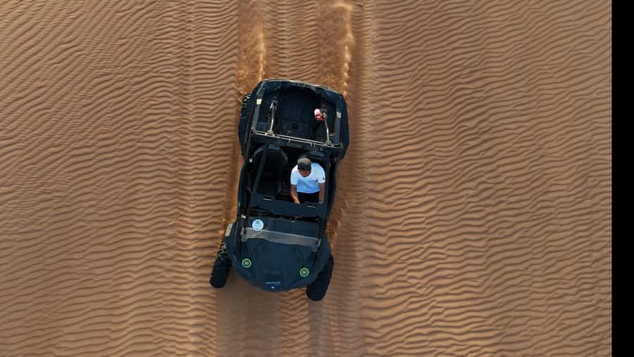 Dubai: Dune Buggy Safari and Camel Ride with Transportation - Dunes, Rock Formations, and Photo Stops: What the Ride Feels Like