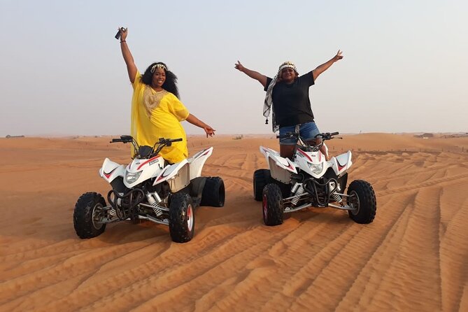 Dubai Dunes Safari With Quad Bike, Camel Ride, BBQ Dinner & Live Shows - The camp experience in Al Awir: shows and BBQ dinner