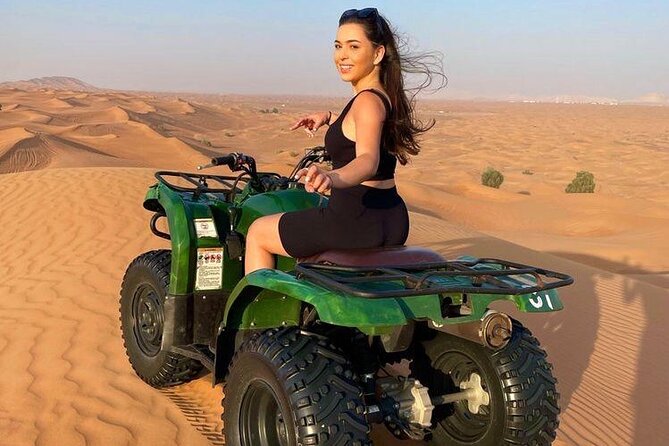 Dubai Dunes Safari With Quad Bike, Camel Ride, BBQ Dinner & Live Shows - Pickup by 4x4: how the day starts (and what to expect)