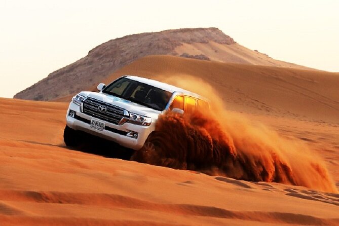Dubai Evening Desert Safari With BBQ Dinner at Arabian Heritage - Dune Bashing And Sandboarding Over Red Dunes