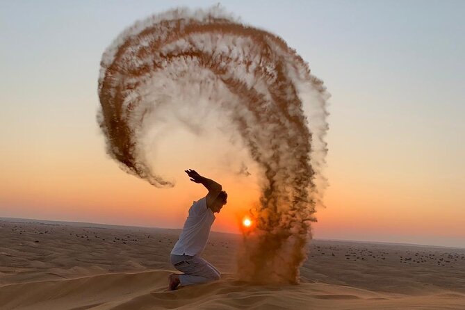 Dubai Evening Desert Safari with BBQ & Live Entertainment - BBQ Dinner Under the Stars With Belly Dance, Fire Shows, and Tanoura
