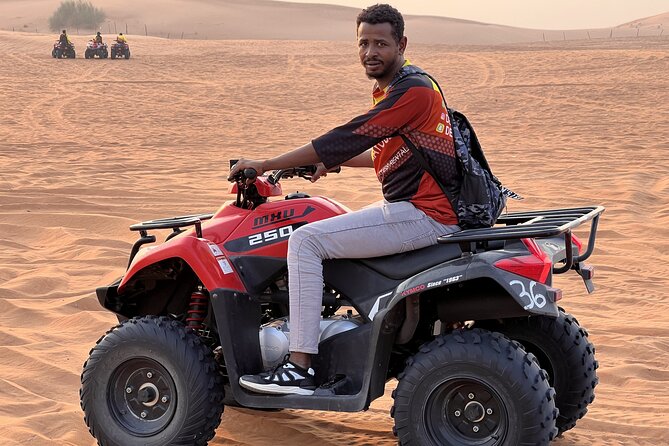 Dubai Evening Red Dune Safari With 30 Mins ATV, BBQ, Live Shows - Dune bashing in the red dunes (and why timing can vary)