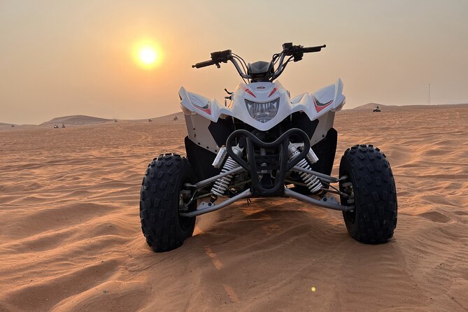 Dubai Evening Red Dune Safari With 30 Mins ATV, BBQ, Live Shows - The camp welcome: Arabic gahwa, tea, dates, and quick snacks