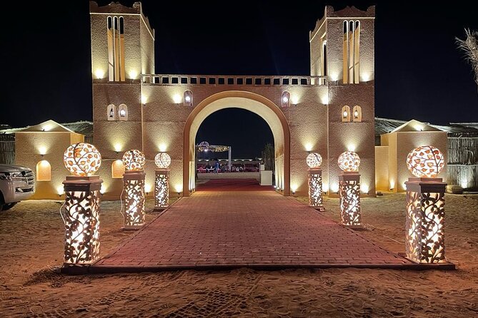 Dubai Exclusive Private Evening Desert Safari With BBQ Dinner - Bedouin camp arrival: hospitality, falafel, and a calmer pace
