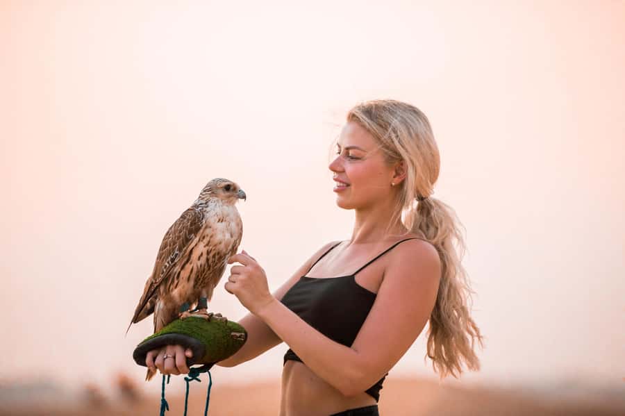 Dubai: Half-Day Desert Safari, Camel Ride, ATV & Dune Buggy - Camel ride and falcon photos: the slower side of the desert