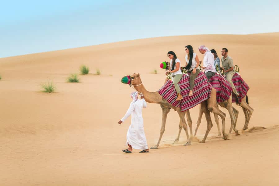 Dubai: Heritage Camel Desert Safari with Traditional Dinner - The Camel Caravan: What That 45-Minute Ride Really Feels Like