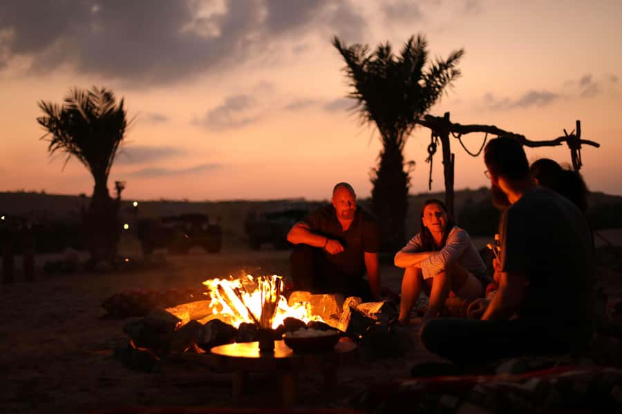Dubai: Heritage Desert Safari wtih Overnight and Breakfast - Dinner Under the Stars: Emirati Dinner Plus a Full Night Program