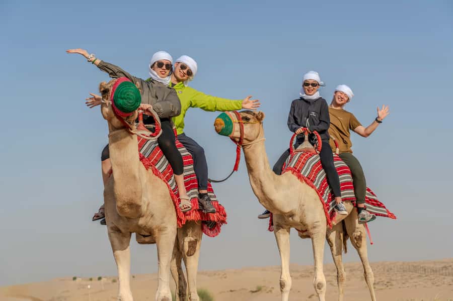 Dubai: Heritage Safari, Camel Ride & Al Marmoom Oasis Dinner - Bedouin village welcome: coffee gahwa, stories, and real camp life