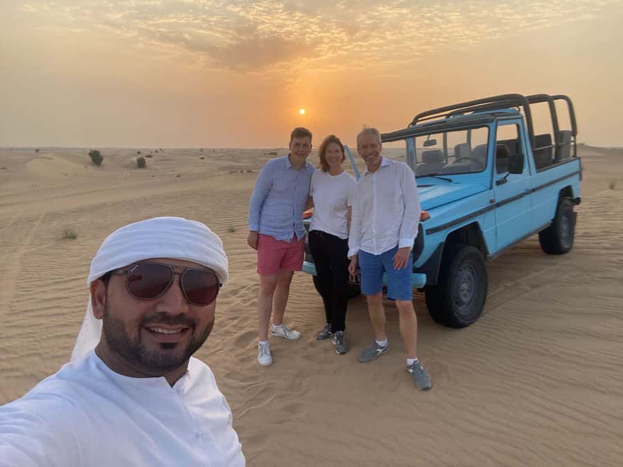 Dubai: Heritage Safari, Camel Ride & Al Marmoom Oasis Dinner - Dinner in the camp: 5 courses, set menu, and enough food to skip lunch