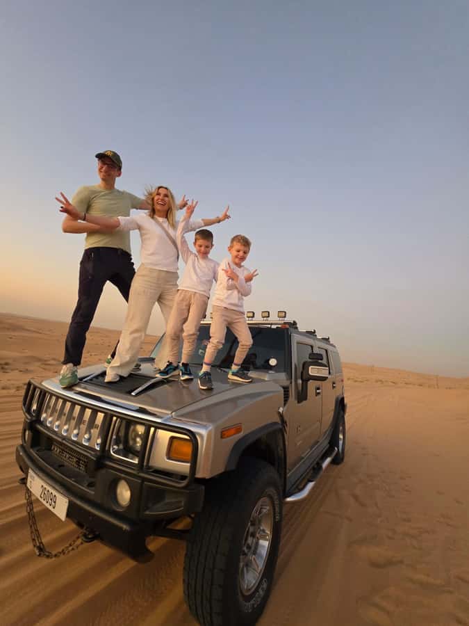 Dubai Hummer Safari Adventure & Traditional Dress Photoshoot - Why a Hummer dune-bashing safari feels different in Dubai