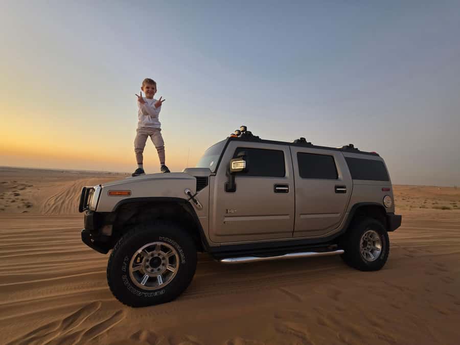 Dubai Hummer Safari Adventure & Traditional Dress Photoshoot - Camel ride: a short cultural moment without taking over your evening