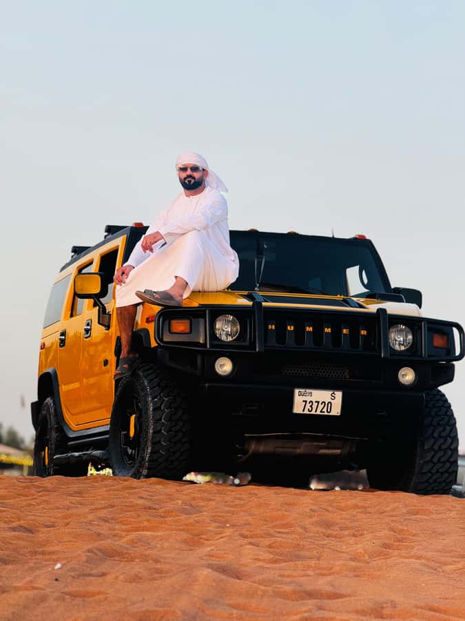 Dubai Hummer Safari Adventure & Traditional Dress Photoshoot - Henna painting and shisha smoking: the camp’s hands-on culture