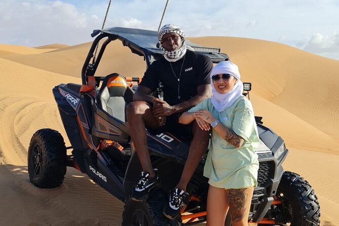 Dubai Morning Buggy Dunes Safari with Sandboarding & Camel Ride - The Lahbab high-dune stop and sunrise photo time