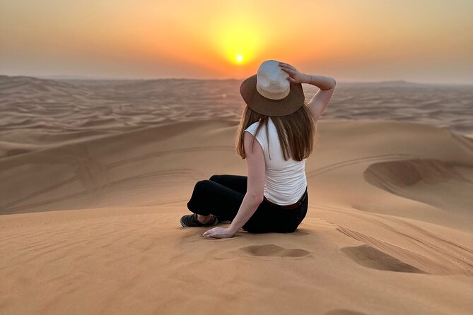 Dubai Morning Evening Desert Safari,Sand boarding and Camel ride - Small Group Energy: What a Max of 7 Means in Real Life