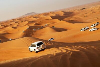 Dubai Morning Safari: Quad Biking, Sandboarding & Camel Ride! - Getting to Lahbab: pickup that reduces stress