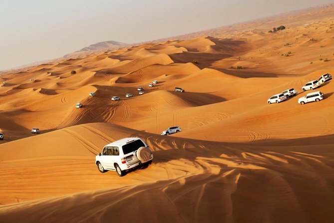 Dubai Morning Safari: Quad Biking, Sandboarding & Camel Ride! - Getting to Lahbab: pickup that reduces stress