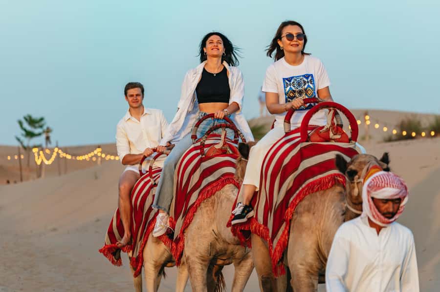 Dubai: Overnight Safari, Dinner, Stargazing & Al Khayma Camp - Camp Arrival: Bedouin-Style Camel Time and the Calm Before Dinner