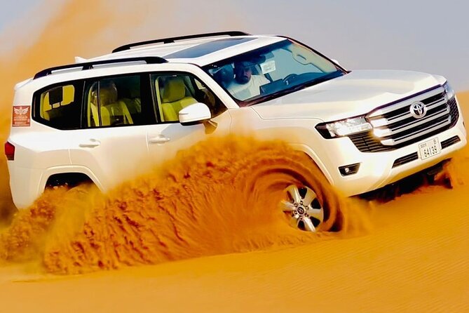 Dubai Premium Desert Safari – Live Buffet Dinner & Luxury Camp - Hotel Pickup to 4WD Dune Bashing: The Part You’ll Remember