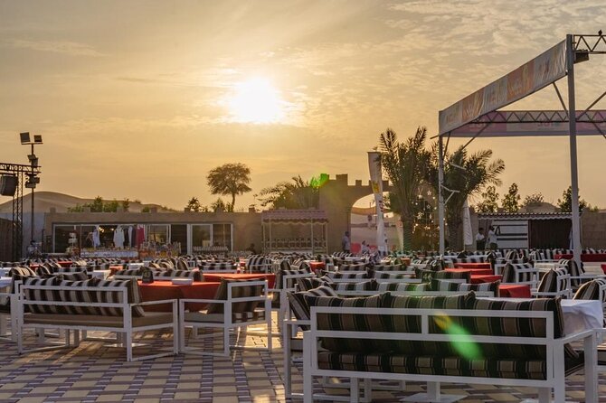 Dubai Premium Desert Safari – Live Buffet Dinner & Luxury Camp - Sandboarding and Camel Ride: Activity Mix Without the Extra Shopping