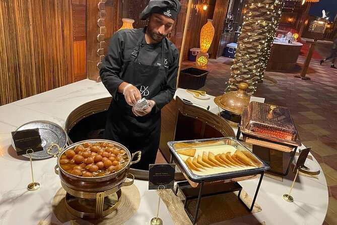Dubai Premium Desert Safari – Live Buffet Dinner & Luxury Camp - 32-Item Live Buffet Dinner: What You Get, and What to Budget For