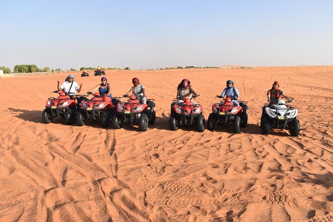 Dubai Premium Red Dunes Safari, Quad Bike, Camels & BBQ - Hotel pickup, desert drive, and how the day stays easy