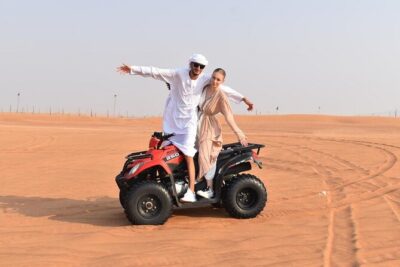 Dubai Premium Red Dunes Safari, Quad Bike, Camels & BBQ - Quad bike ATV ride and red dune bashing: where the adrenaline lives