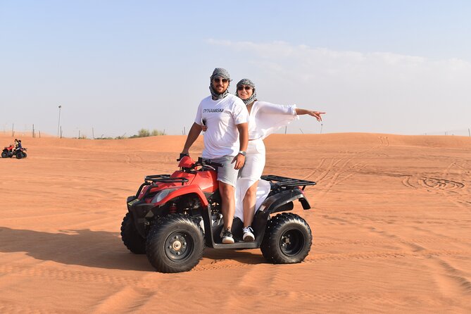 Dubai Premium Red Dunes Safari, Quad Bike, Camels & BBQ - Guides and small-group size: why max 12 feels better