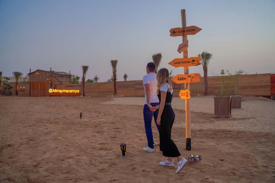 Dubai: Premium Safari, Camel Ride & Al Khayma Camp 3-Buffets - Lahbab desert quad biking: optional, exciting, and not for everyone