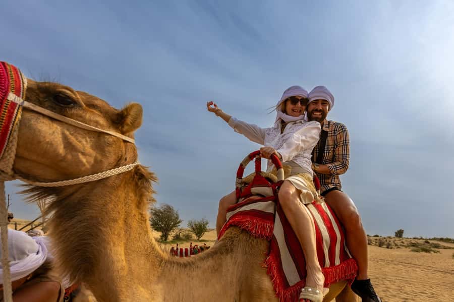 Dubai: Premium Safari, Camel Ride & Al Khayma Camp 3-Buffets - Live bread-making and BBQ stations: why it feels more alive