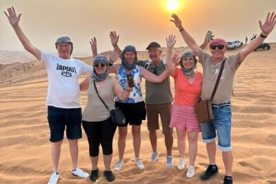 Dubai Private 4x4 Car Desert Safari with Dinner, Camel, and Show - Pickup Comfort in an Air-Conditioned Private Vehicle (And a Licensed Guide)