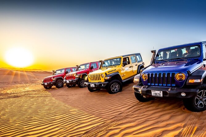 Dubai Private 4x4 Desert Safari with Traditional Dinner Options - Private 4x4 Pickup and the Drive Toward Lahbab