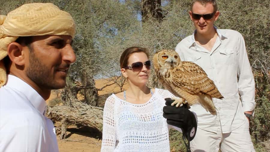Dubai: Private Falconry Safari - Optional Breakfast at Al Maha: When Comfort Makes Sense
