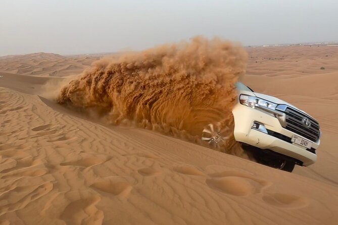 Dubai Red Desert Safari on Private 4x4, Sand Boarding, Camel 4hrs - Sand Boarding Break and Desert Photos: Calm in the Middle