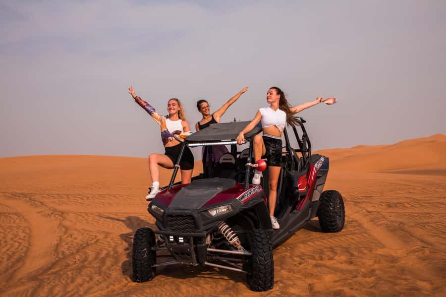 Dubai: Red Dune Desert Safari, Quad Bike, Camels, and BBQ - Quad biking: the fun add-on with real responsibility