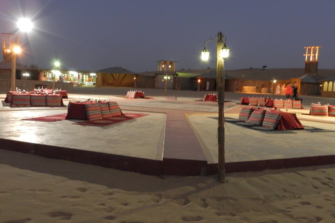 Dubai Red Dune Safari, ATV Quadbiking 10 mins, BBQ, shows - Fire Show, Belly Dancers, and Tanoura: The Evening Entertainment
